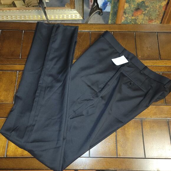Nordstrom Mens flat front pants slack dress trousers Size 38" x 36"  Regular NEW - Picture 1 of 8